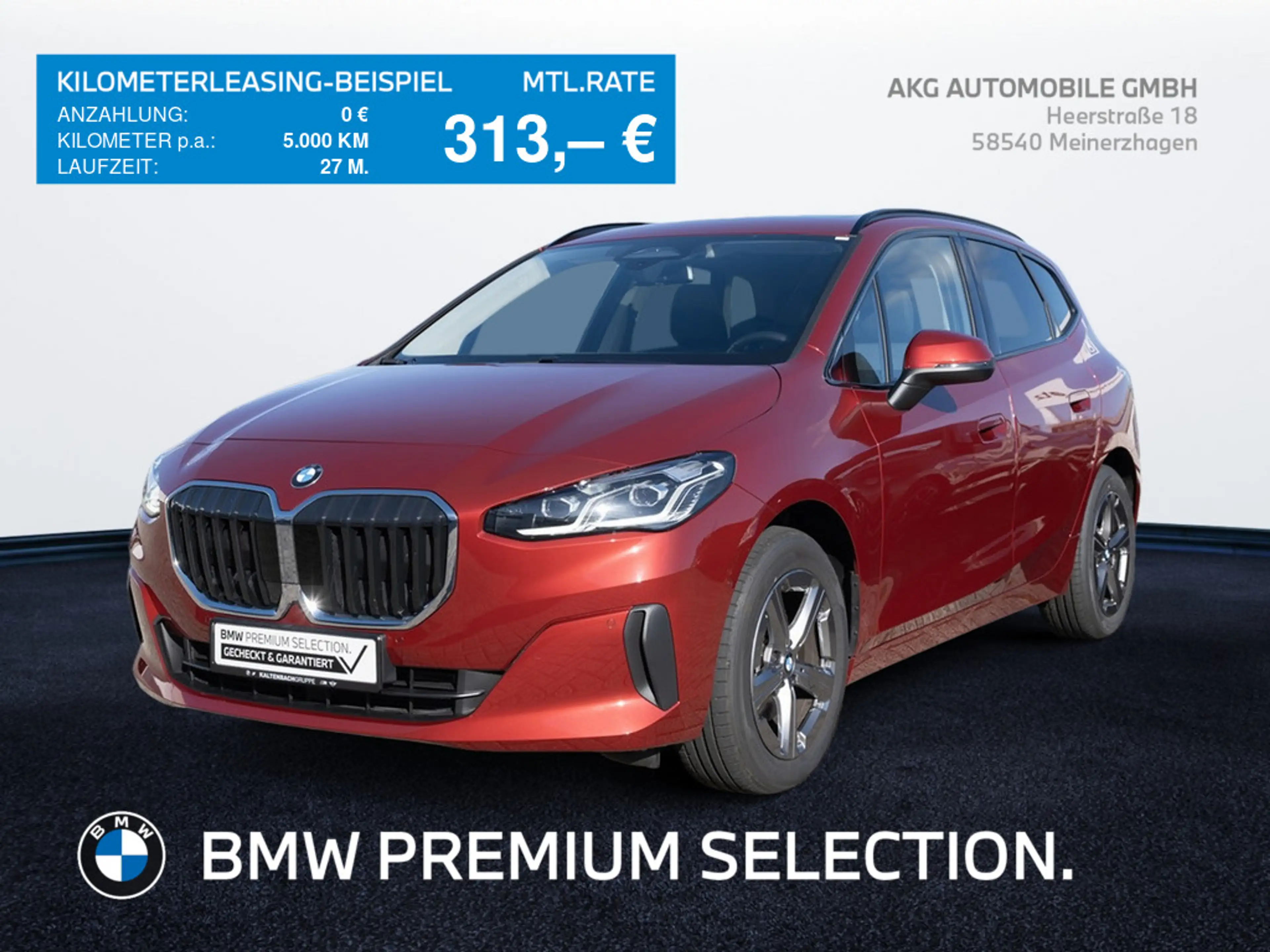 BMW 220 Active Tourer PANO AHK LED AKTIVSITZE SHZ
