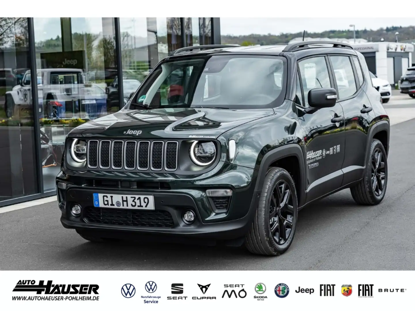 Jeep Renegade e-Hybrid Summit 1.5 MHEV DCT MY25 KAMERA ACC LED P Grün - 1