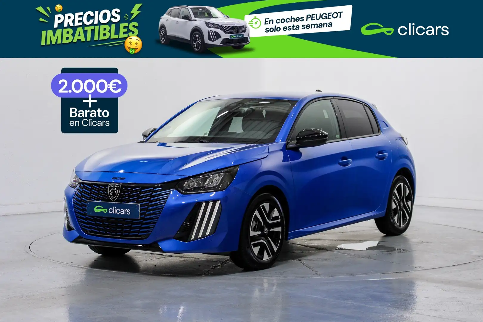 Peugeot 208 1.2 Puretech S&S Allure 100 Azul - 1