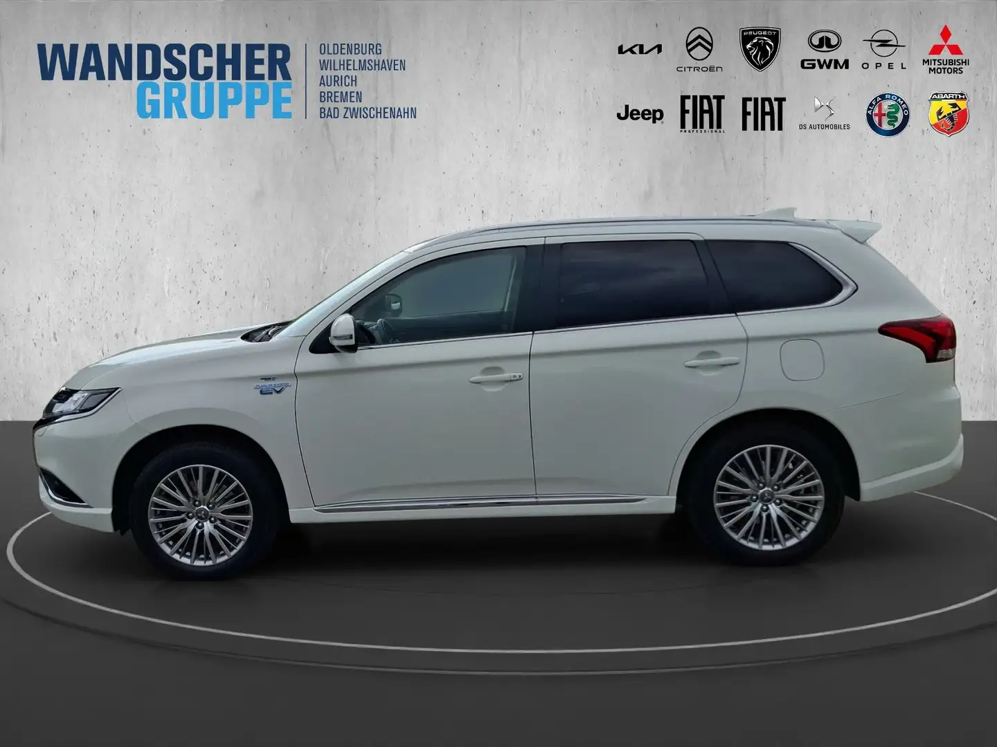 Mitsubishi Outlander 2.4 PHEV Basis Kam.+KeyLess+SHZ+LM+PDC Weiß - 2
