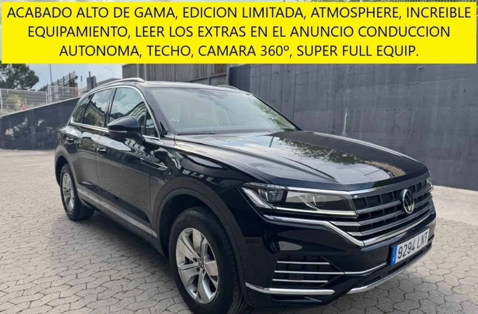 Volkswagen Touareg 3.0TDI V6 Premium Tiptronic Atmosphere 4M 170kW Negro - 2