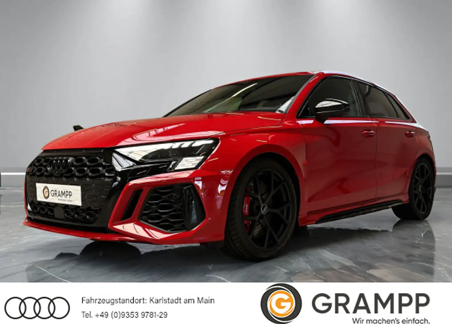 Audi RS3 +V-MAX+SPORTABGAS+MATRIX+OPTIK+ Rood - 1
