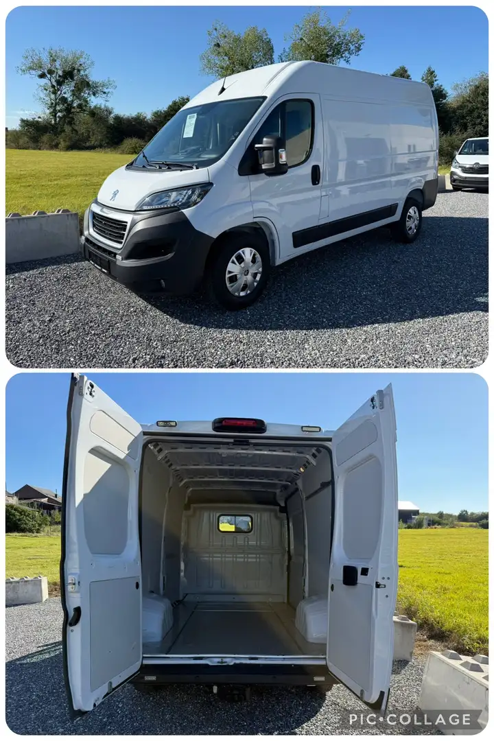 Peugeot Boxer 165CH L2H2 *19.500eHTVAClim Cruise Attelage* Blanc - 1