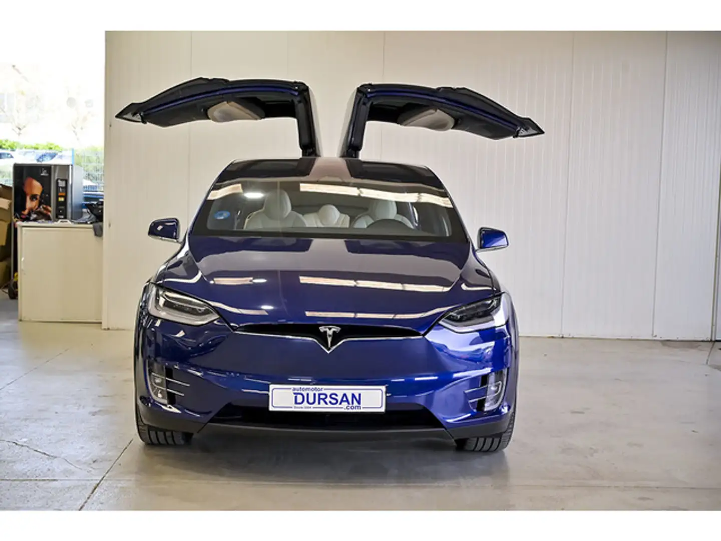 Tesla Model X Long Range AWD Bleu - 2
