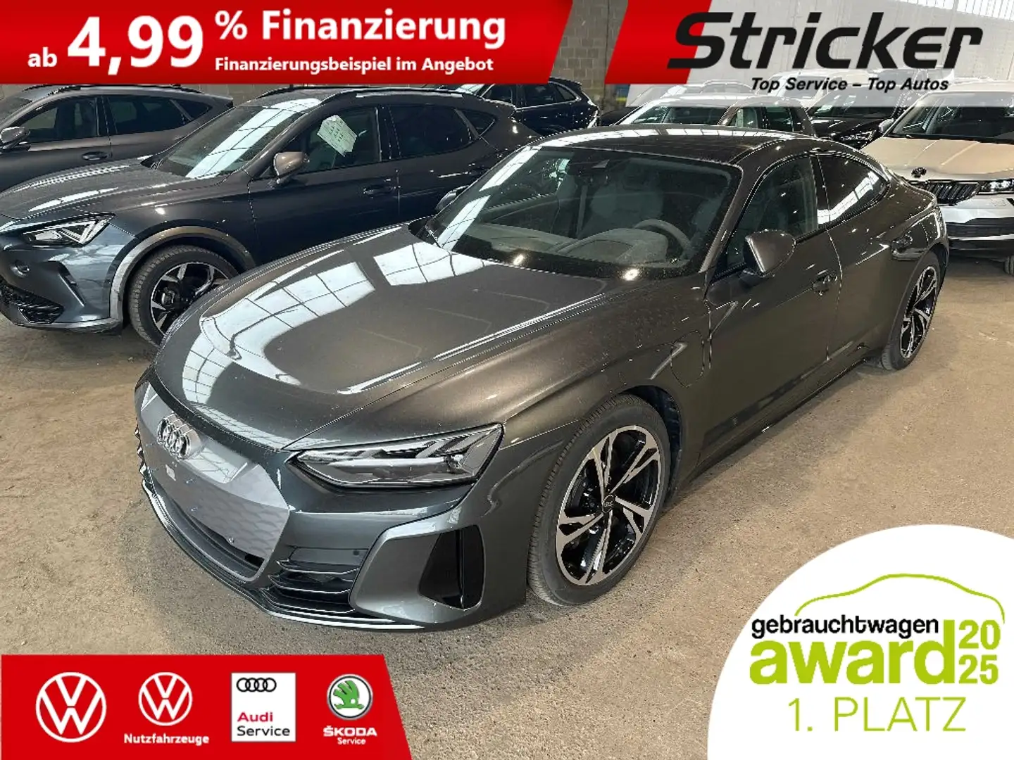 Audi e-tron GT quattro 599,-ohne Anzahlung Luft Pano Argintiu - 2