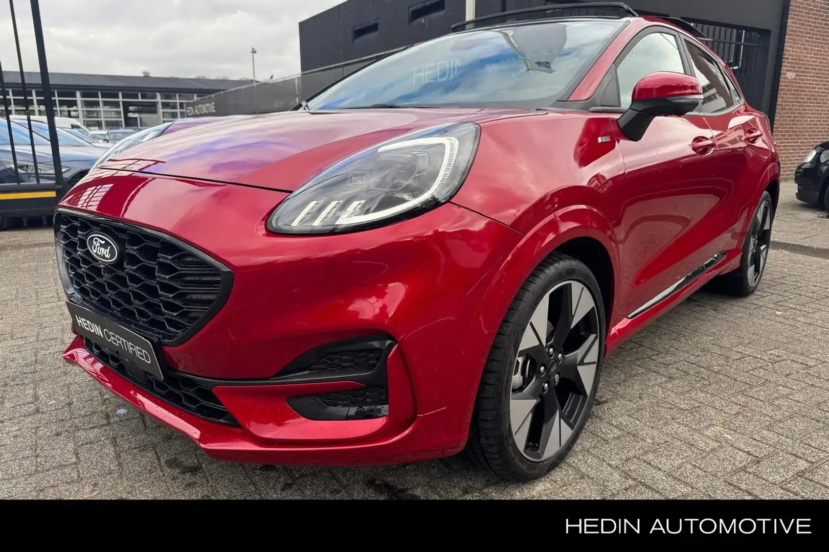 Ford Puma 1.0 EcoBoost Hybrid ST-Line X | Panoramadak | Trek Rouge - 1
