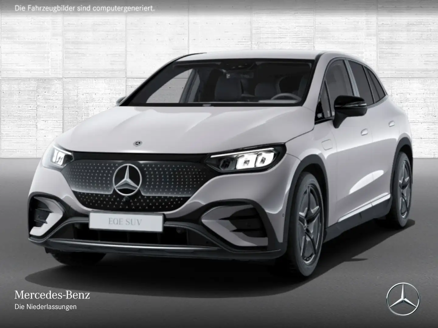 Mercedes-Benz EQE SUV EQE 350 AMG+NIGHT+360+AHK+LED+TOTW+KEYLESS Grau - 2