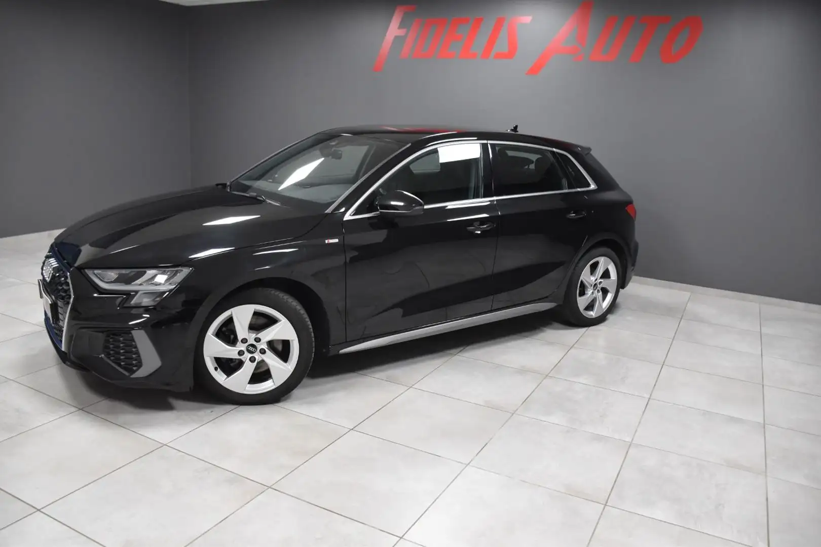 Audi A3 35 TFSI 150 Mild-Hybrid S-tronic S line GARANTIE 12 MOIS INCLUS Noir - 2