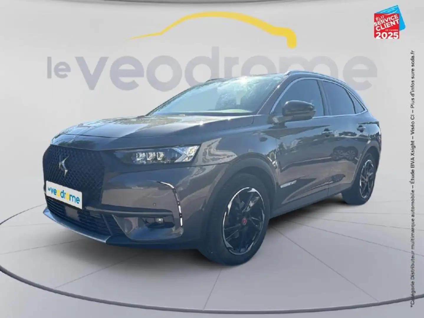 DS Automobiles DS 7 Crossback BlueHDi 130ch Performance Line + 102g GPS Camera C Gris - 1