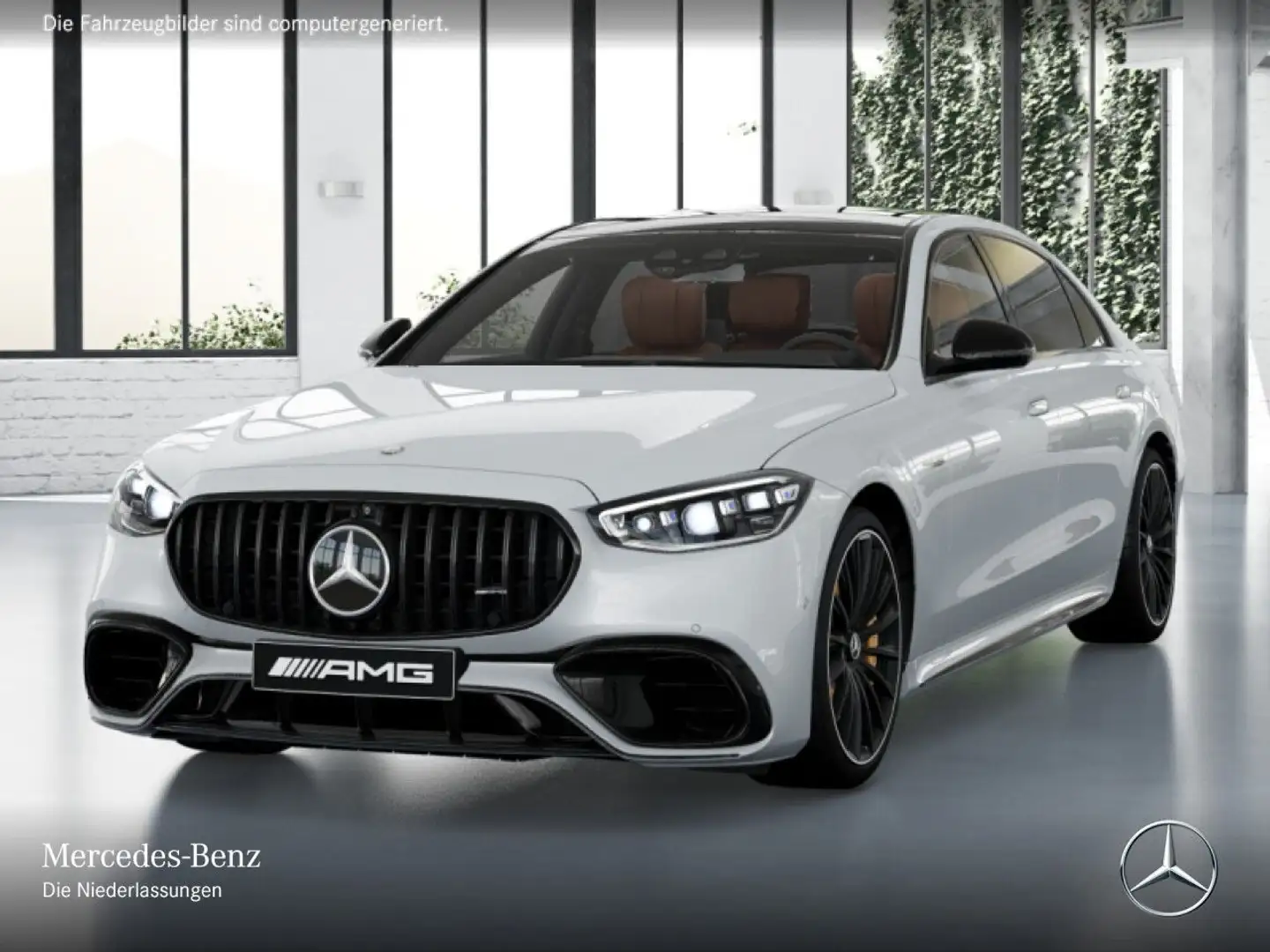 Mercedes-Benz S 63 AMG S 63 E PANO+360+DIGITAL-L+BURMESTER4D+FAHRASS+TV Bílá - 2