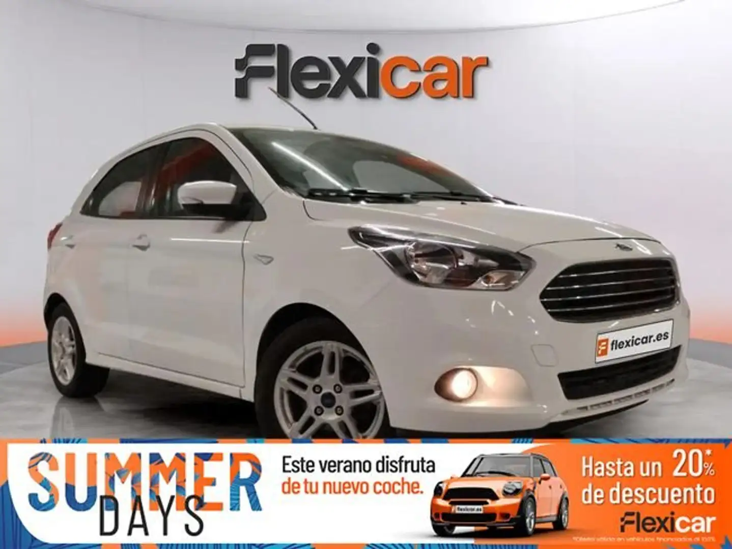 Ford Ka/Ka+ Black+%26+White+Ed.+1.2+Duratec+A.-St.-St. Blanco - 1