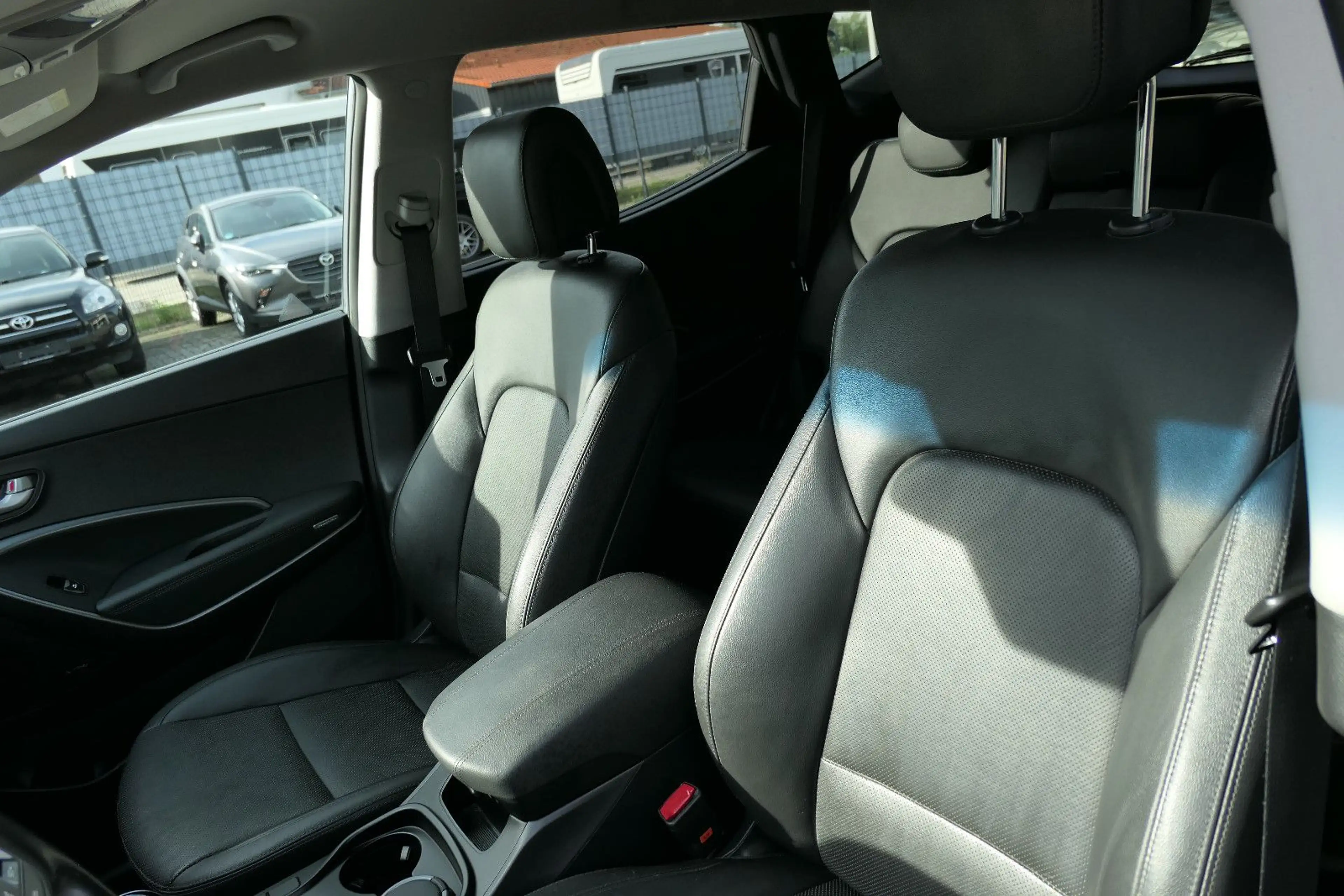 Hyundai SANTA FE blue Premium 4WD AHK/Keyless/el.Sitz — photo 13