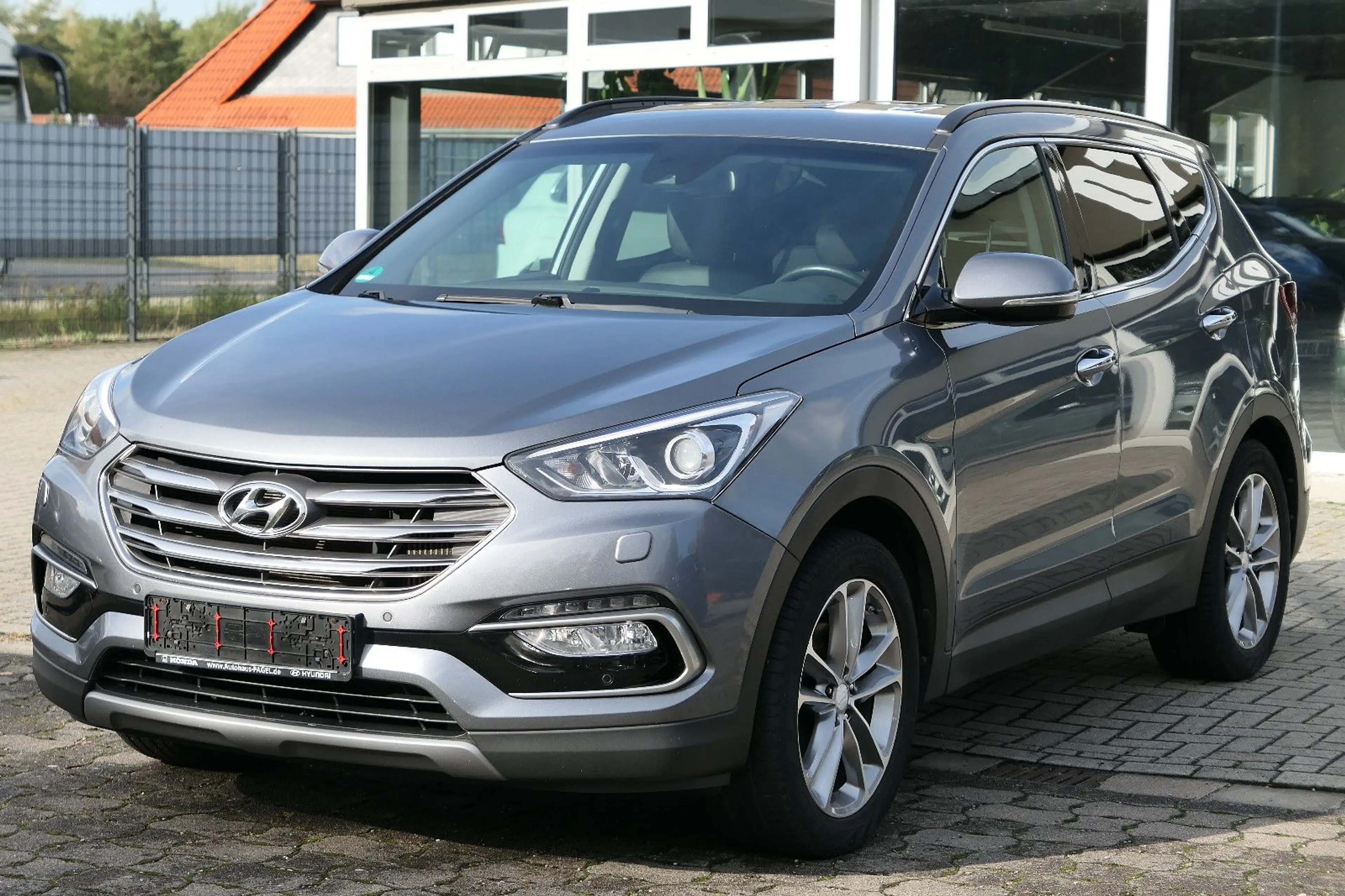 Hyundai SANTA FE blue Premium 4WD AHK/Keyless/el.Sitz
