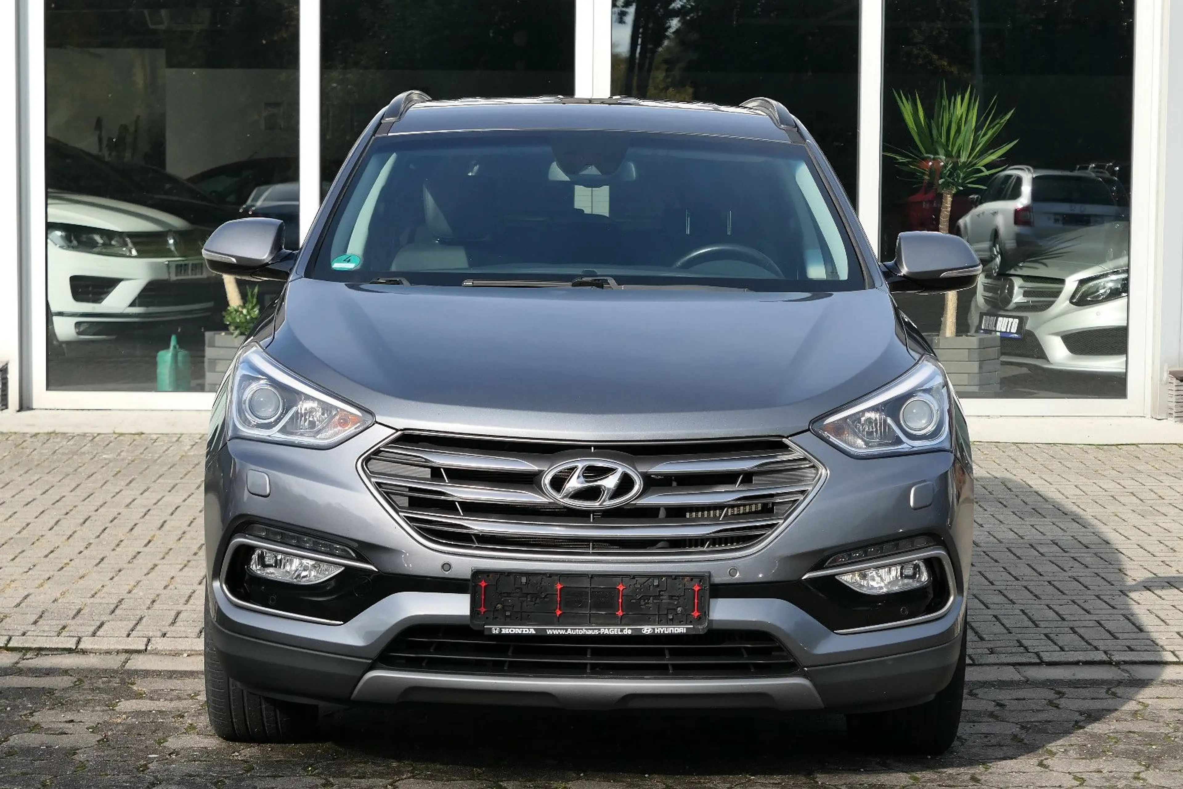 Hyundai SANTA FE blue Premium 4WD AHK/Keyless/el.Sitz — photo 8