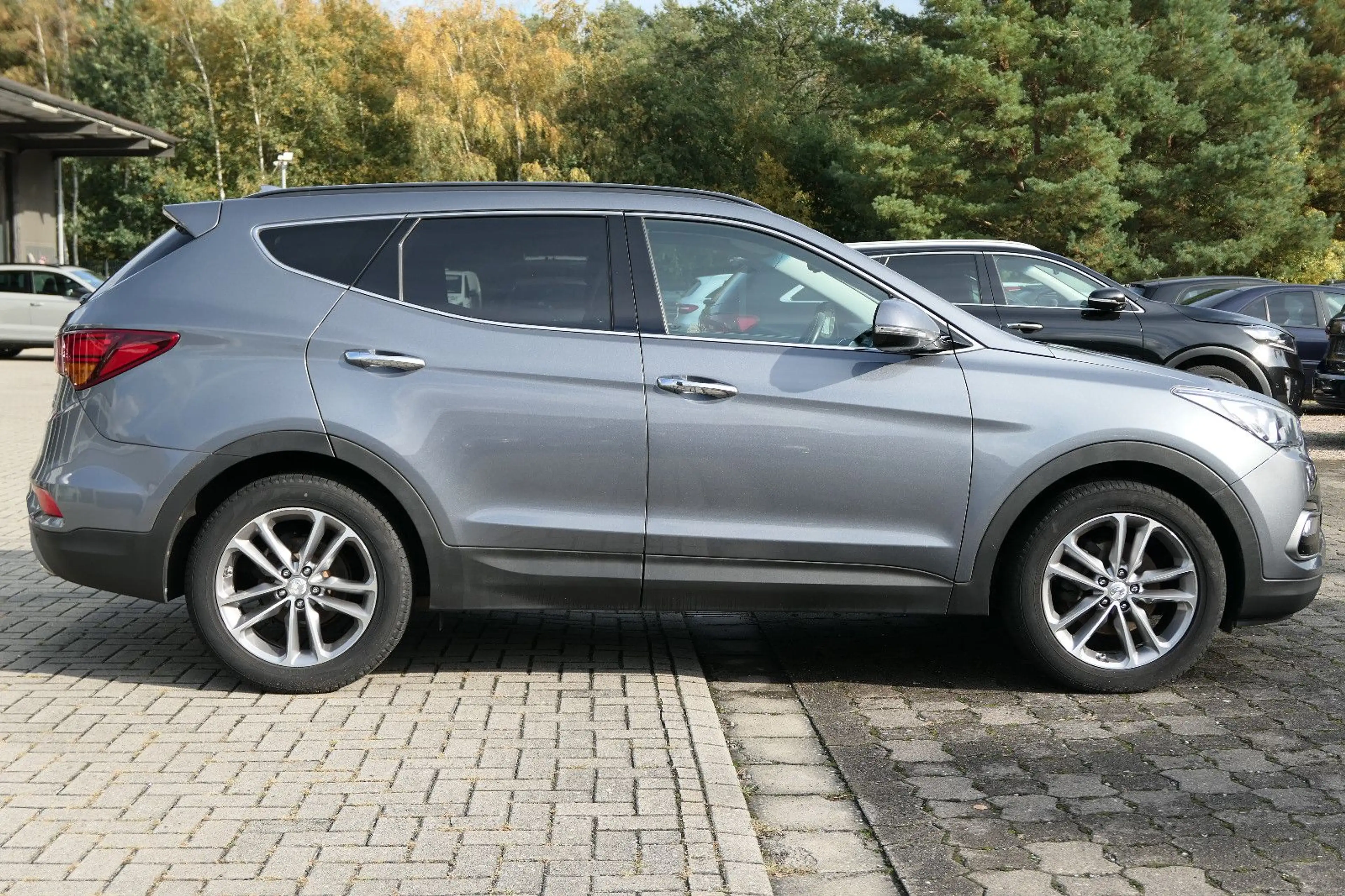 Hyundai SANTA FE blue Premium 4WD AHK/Keyless/el.Sitz — photo 6