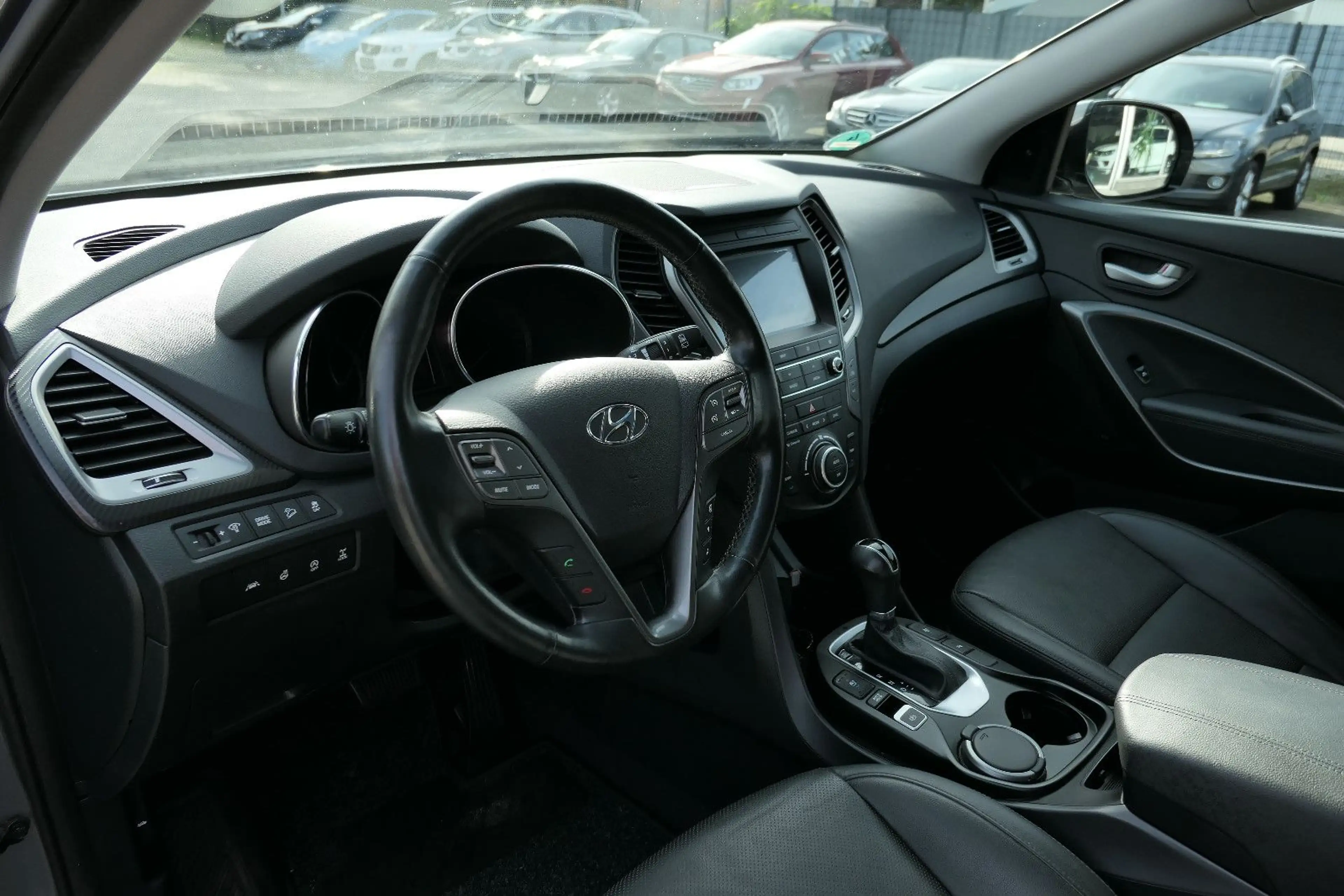 Hyundai SANTA FE blue Premium 4WD AHK/Keyless/el.Sitz — photo 12