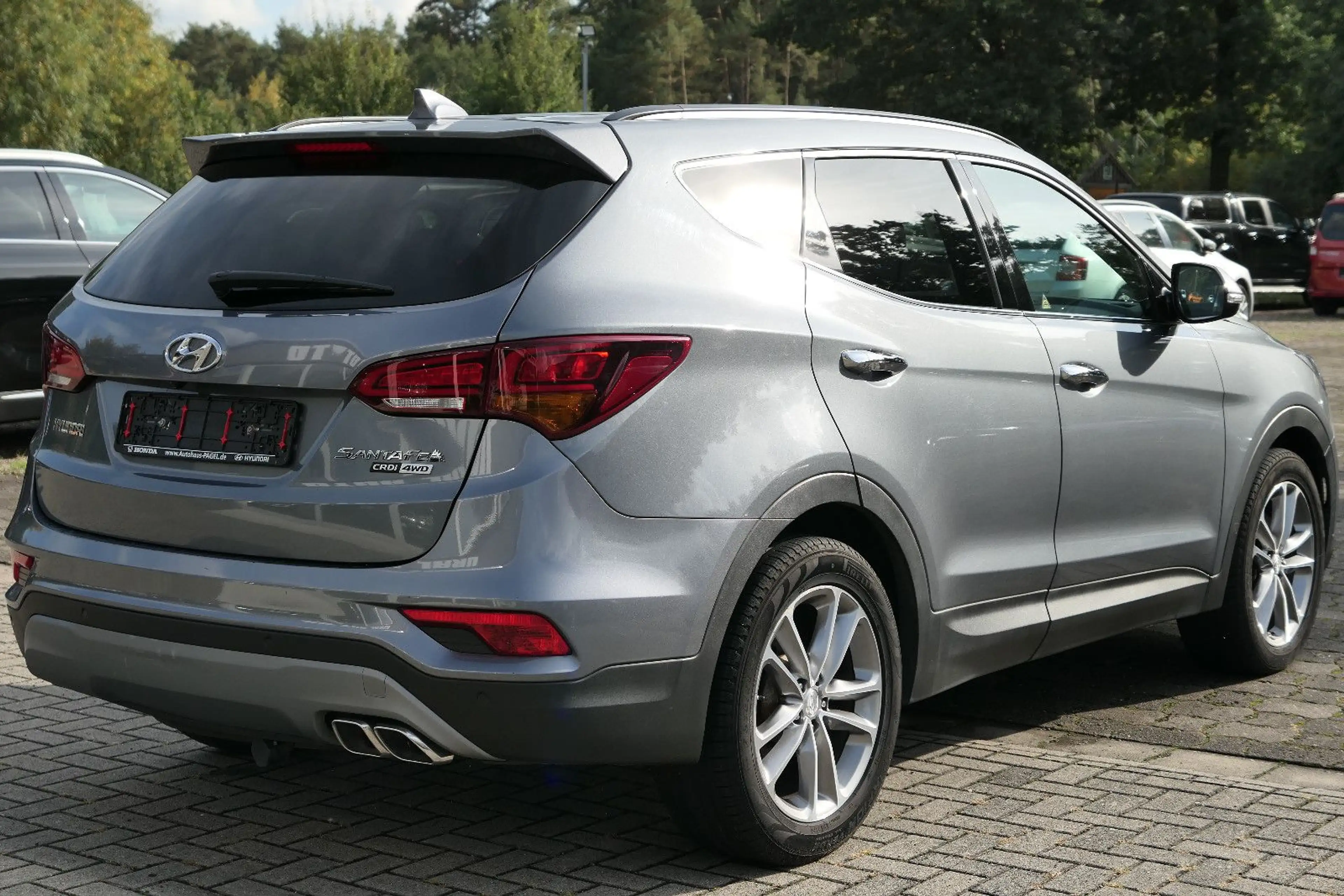 Hyundai SANTA FE blue Premium 4WD AHK/Keyless/el.Sitz — photo 5