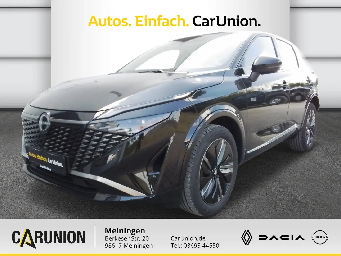 Nissan Qashqai 1.3 DIG-T MHEV 158 PS Xtronic 4x2 Tekna Schwarz - 1