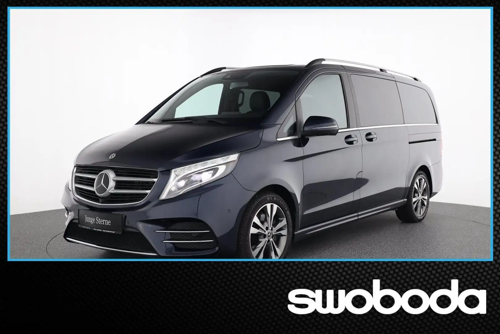 Mercedes-Benz V 250 d lang AMG Line Burmester 360° Kamera Sitzkl Blauw - 1