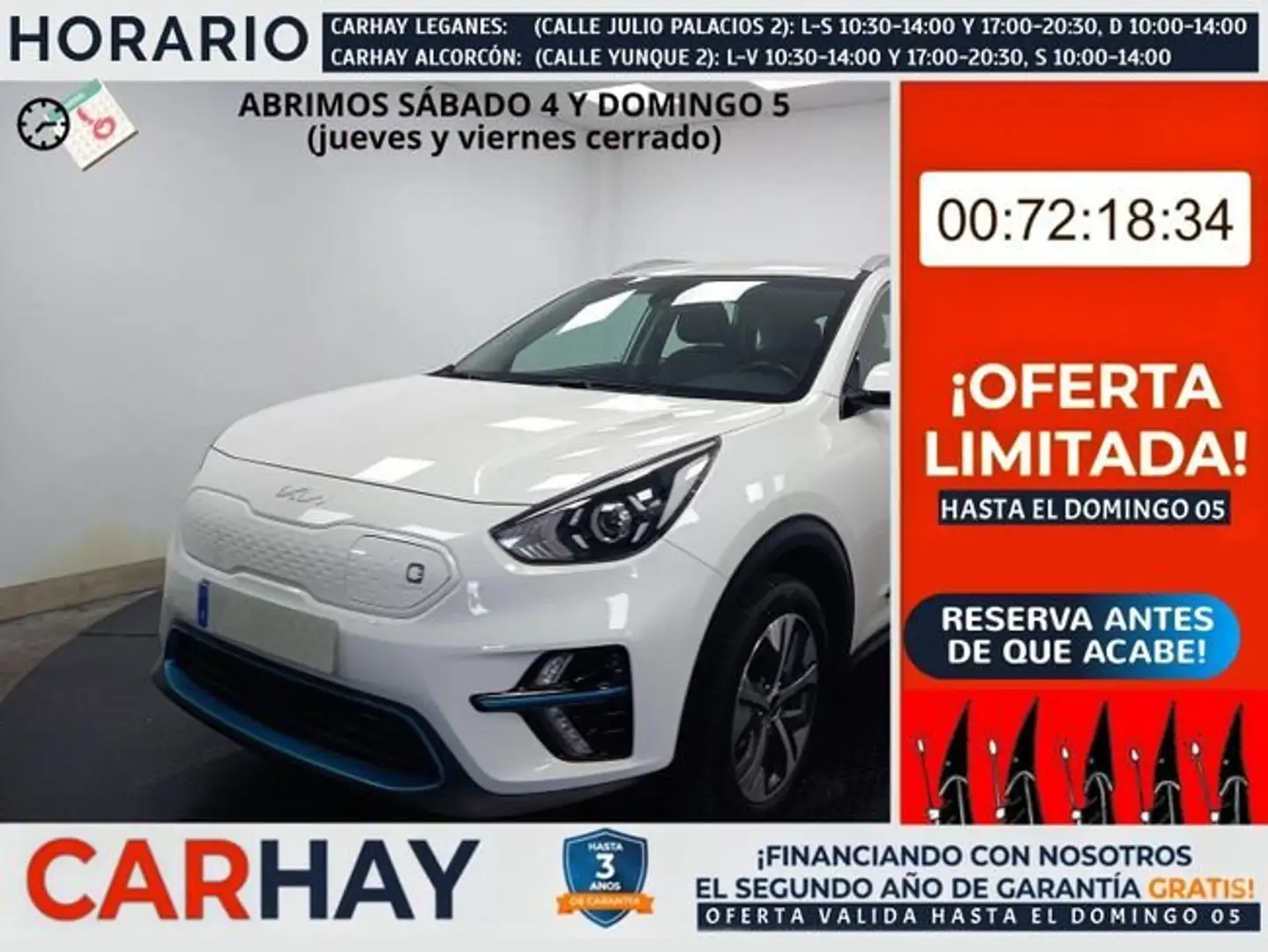 Kia e-Niro Drive Long Range Blanco - 1