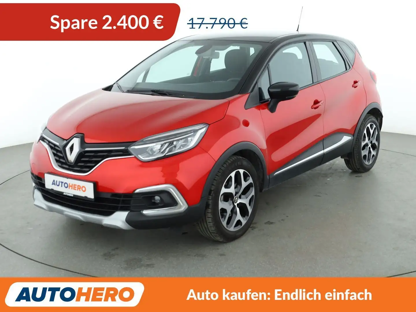 Renault Captur 1.3 TCe Intens Aut.*NAVI*PDC*TEMPO*KLIMA*GARANTIE* Rot - 1