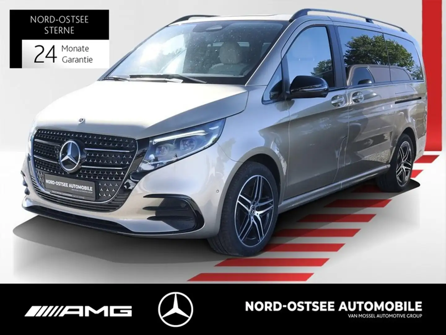 Mercedes-Benz V 250 AVANTGARDE AMG 4M AHK BURMESTER 360°KAMERA Gold - 1