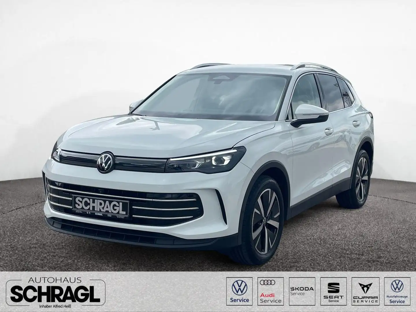 Volkswagen Tiguan 2.0 TDI DSG ELEGANCE+MATRIX+KAMERA+NAVI Weiß - 1