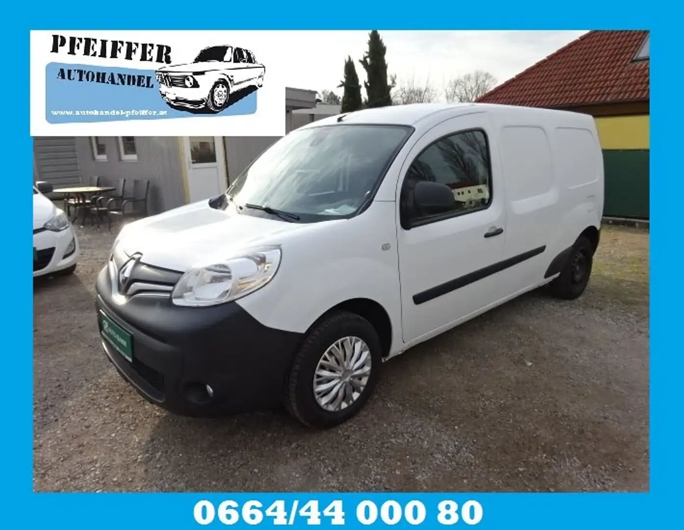 Renault Kangoo Rapid Pickerl neu 09.2026 Serviceheft voll. Top Weiß - 1