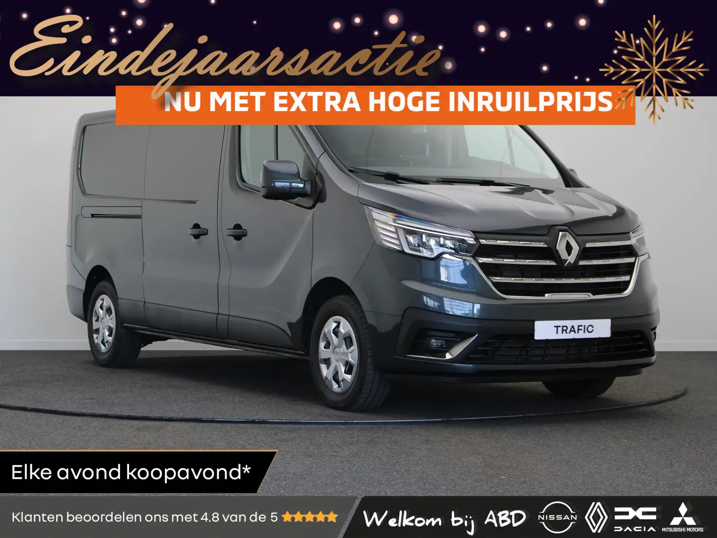 Renault Trafic E-Tech T29 L2H1 Comfort 52 kWh | Parkeersensoren r Grigio - 1