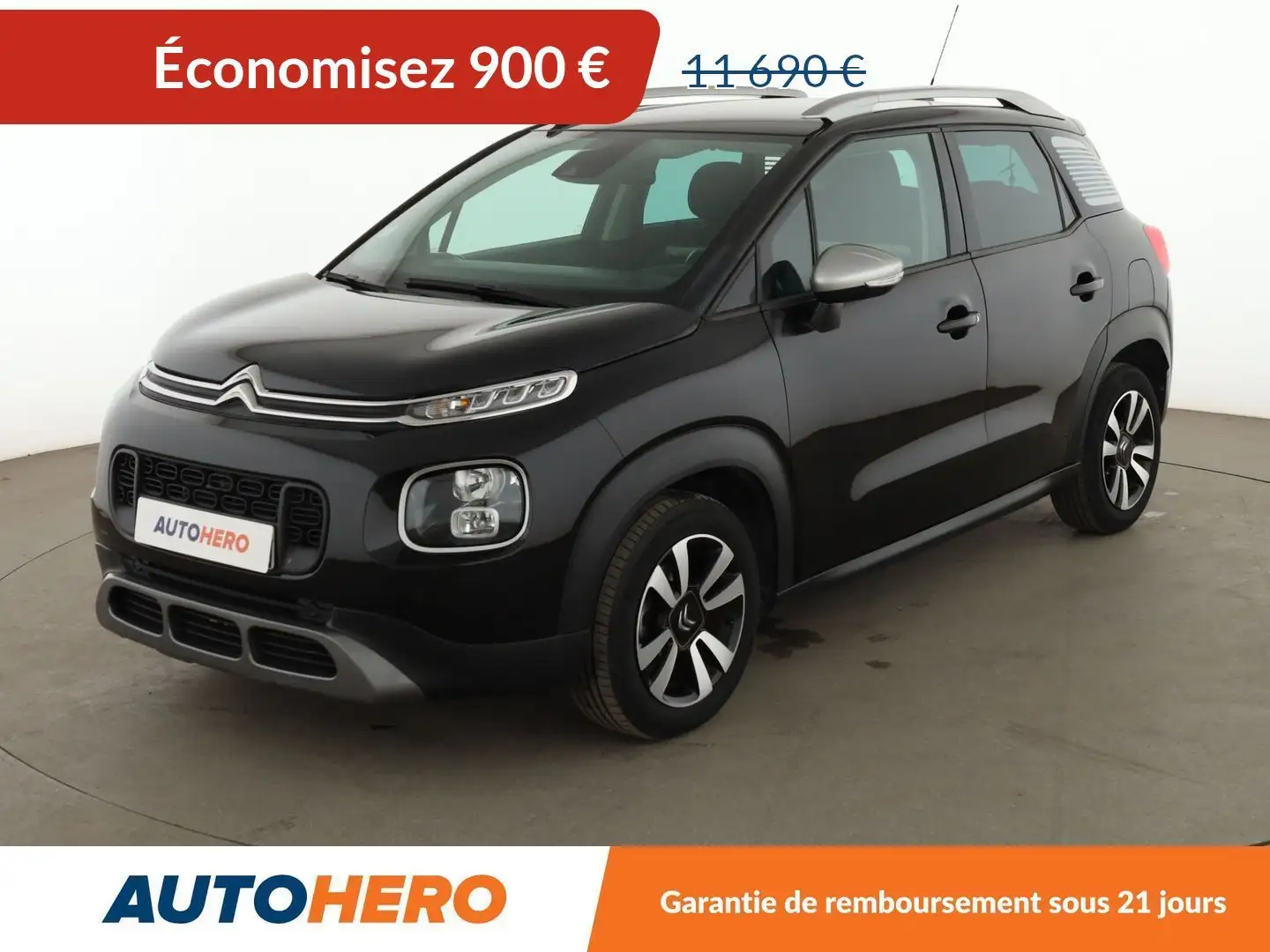 Citroen C3 Aircross 1.5 Blue-HDi Shine Business BV6 Noir - 1