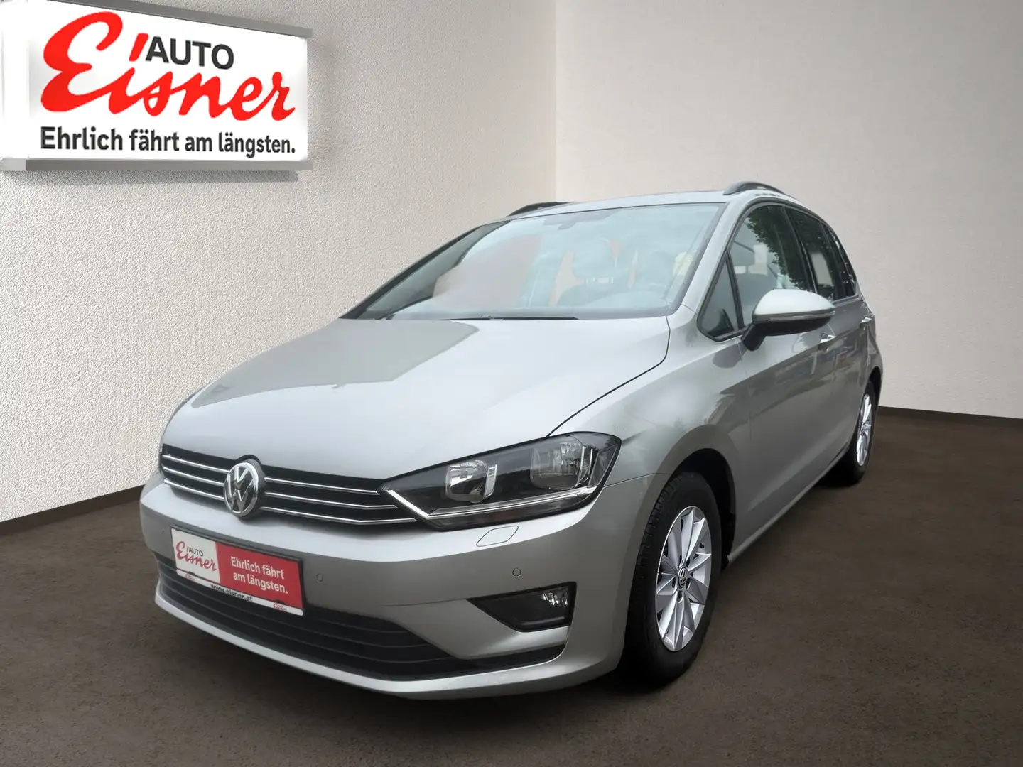 Volkswagen Golf Sportsvan Comfortline 1.6 BMT TDI ABS ESP Silber - 2