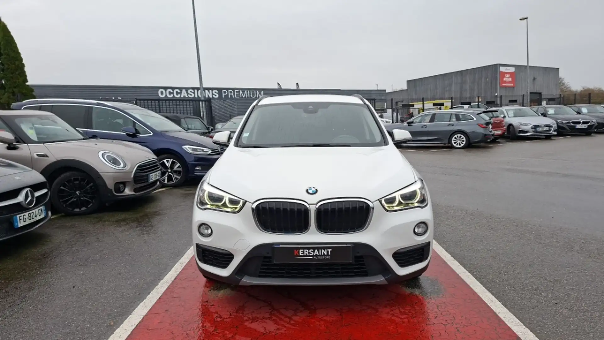 BMW X1 II sDrive18d Lounge BVA8 Blanc - 2