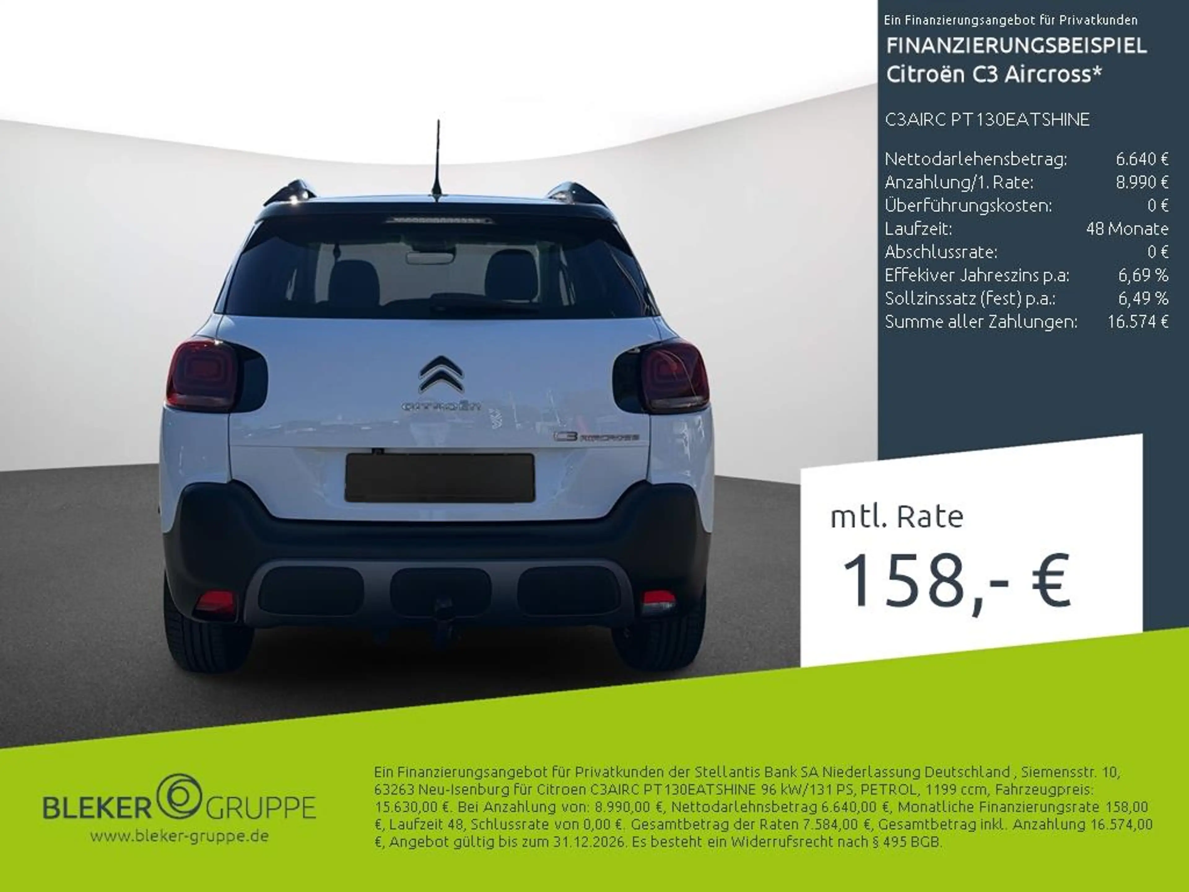 Citroen C3 Aircross C3AIRC PT130EATSHINE