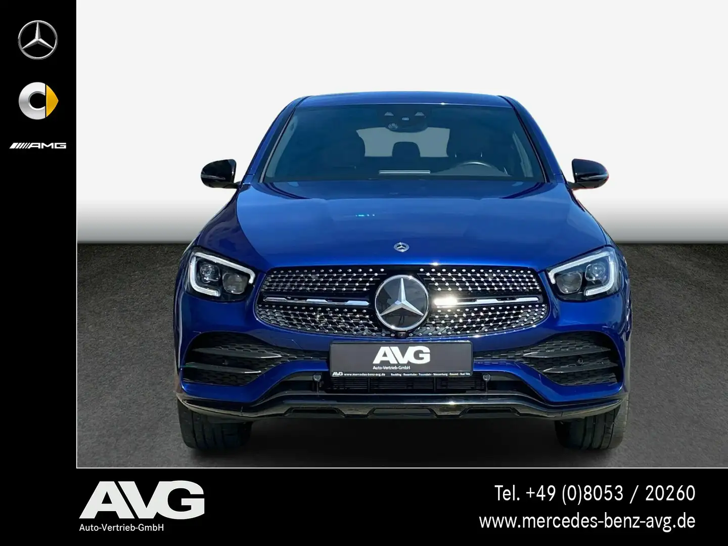 Mercedes-Benz GLC 300 GLC 300 e 4M Coupe AMG/AHK/360°/MULTIBEAM/NIGHT Bleu - 2