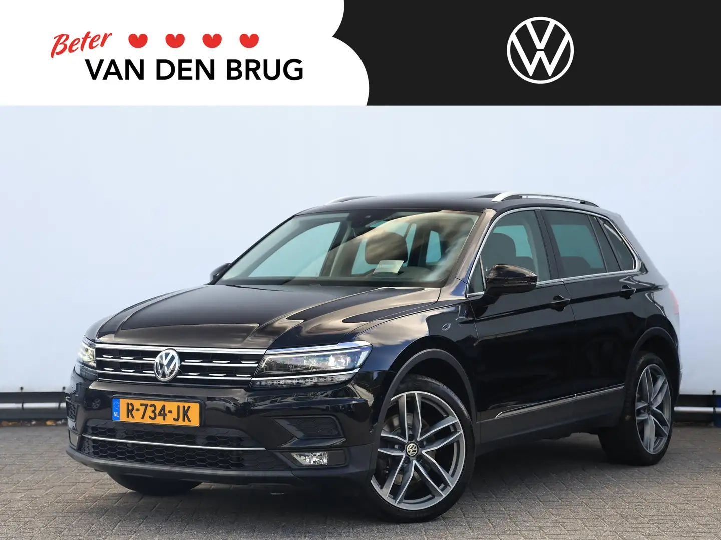 Volkswagen Tiguan 2.0 TSI 4Motion Highline 220PK DSG | Panoramadak | Zwart - 1