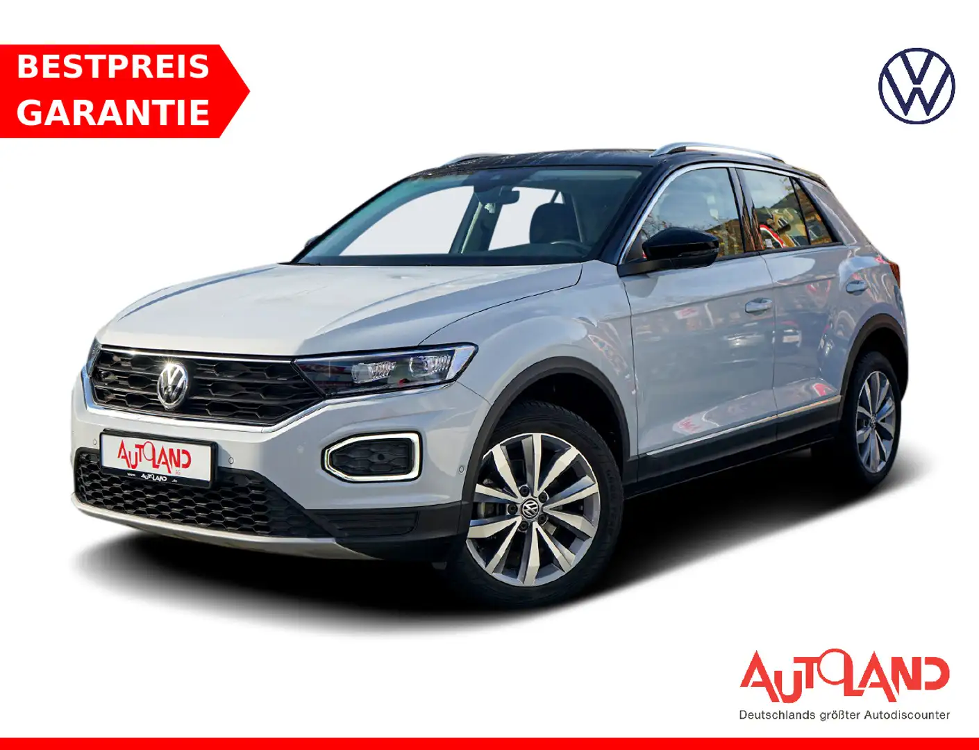 Volkswagen T-Roc 1.5 TSI DSG Style LED Navi Sitzheizung PDC Weiß - 1