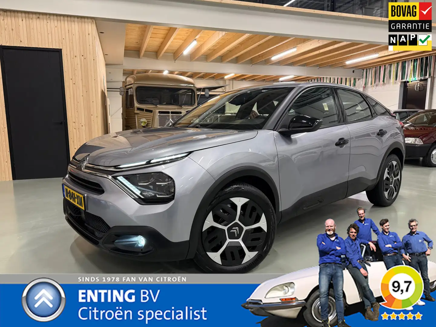 Citroen C4 1.2PT FEEL EDITION CAMERA NAVI ECC 1e EIG DEALER O Grijs - 1