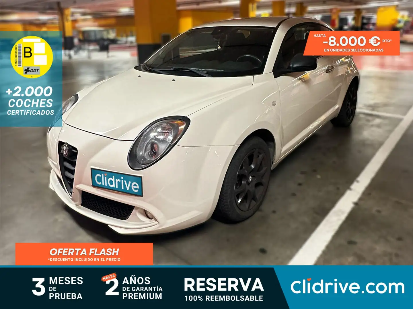 Alfa Romeo MiTo 1.3JTDm S&S Distinctive 85 Blanco - 1