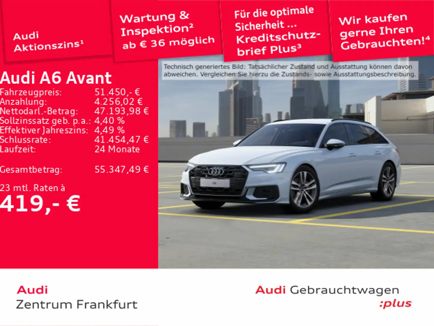 Audi A6 40 TDI S tronic S line Matrix-LED Navi Weiß - 1