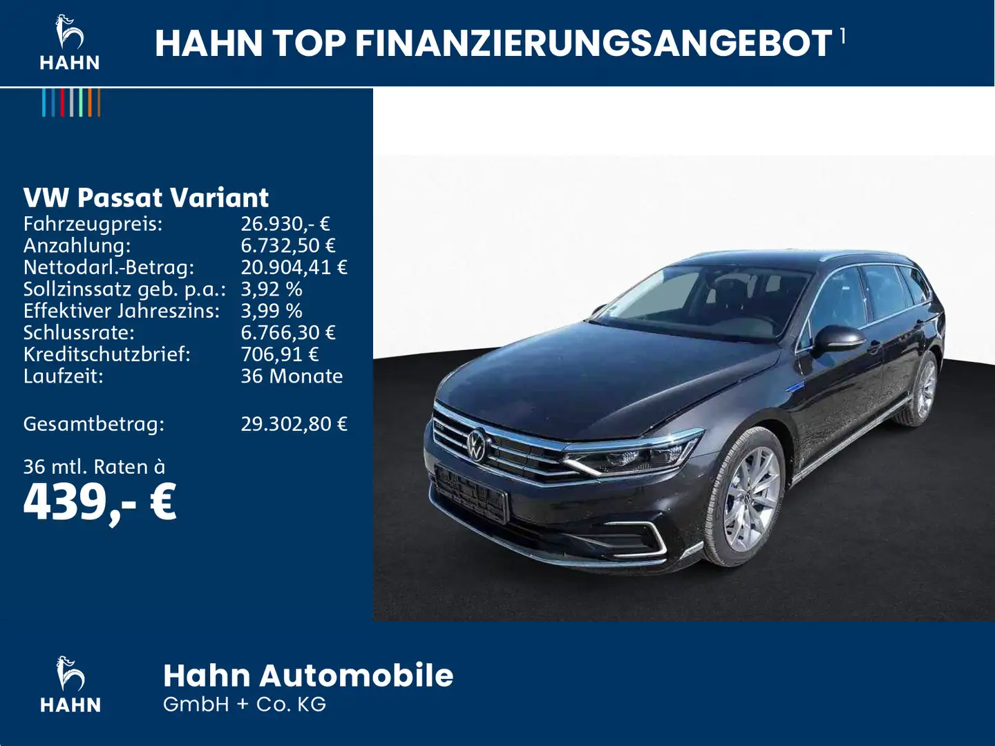Volkswagen Passat Variant 1.4TSI DSG GTE Matrix AHK Nav ACC Grau - 2