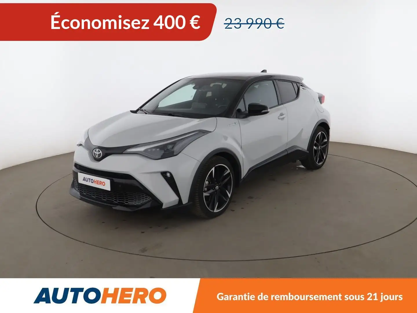 Toyota C-HR 1.8 Hybride GR Sport Gris - 1