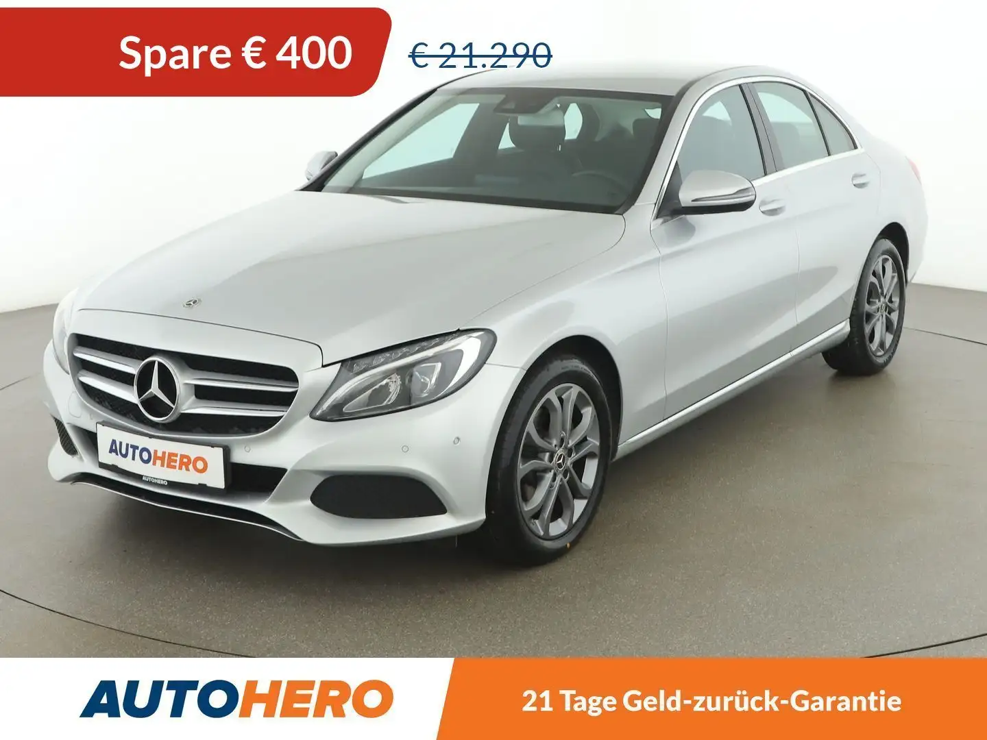 Mercedes-Benz C 180 C 180 d BlueTEC Avantgarde Aut. *LED*TEMPO*NAVI* Grau - 1