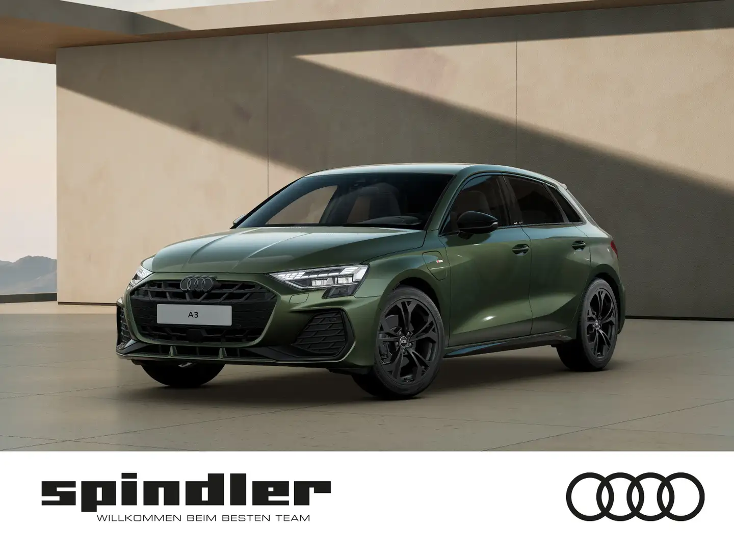 Audi A3 S line 40 TFSI e | LED,ACC,RKamera Grün - 1