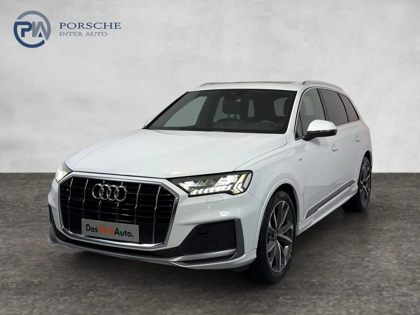 Audi Q7 45 TDI quattro S line Weiß - 1