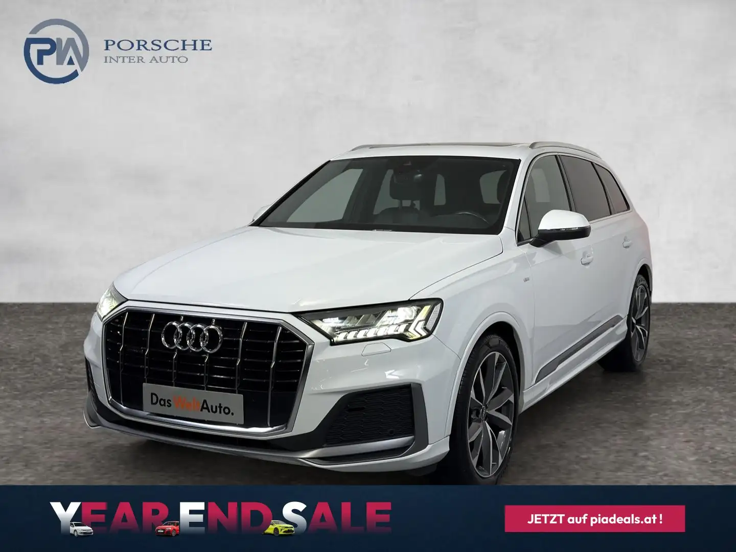 Audi Q7 45 TDI quattro S line Weiß - 1