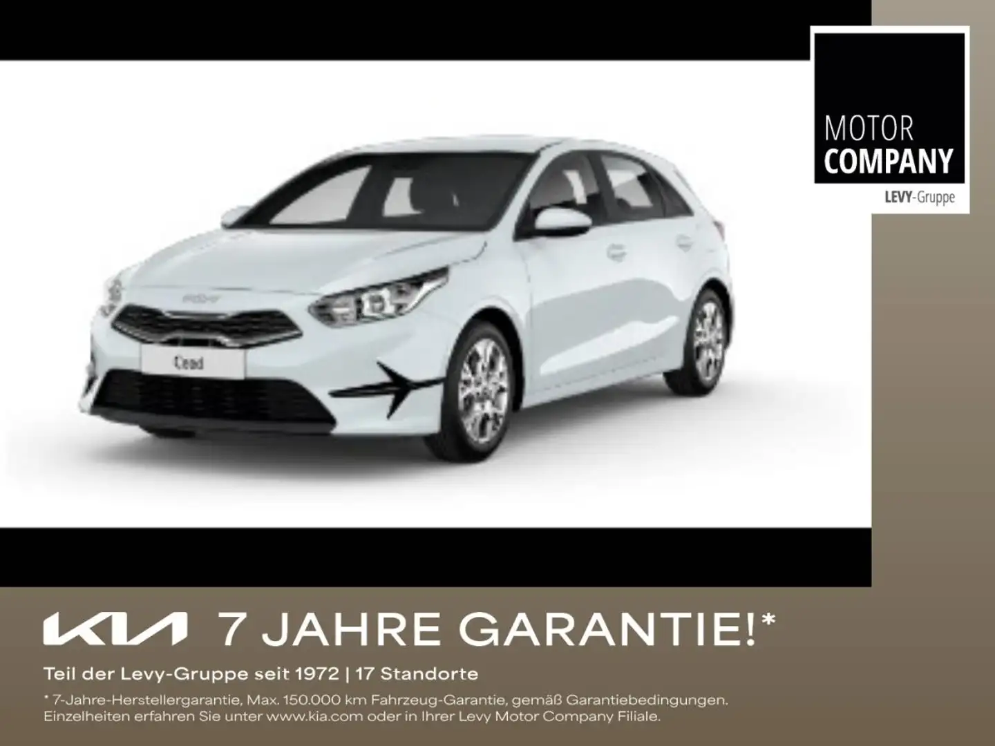 Kia Ceed / cee'd 1.0 T-GDI Vision +Aktion+Navi+R.Kam+SHZ+PDC+ Weiß - 1