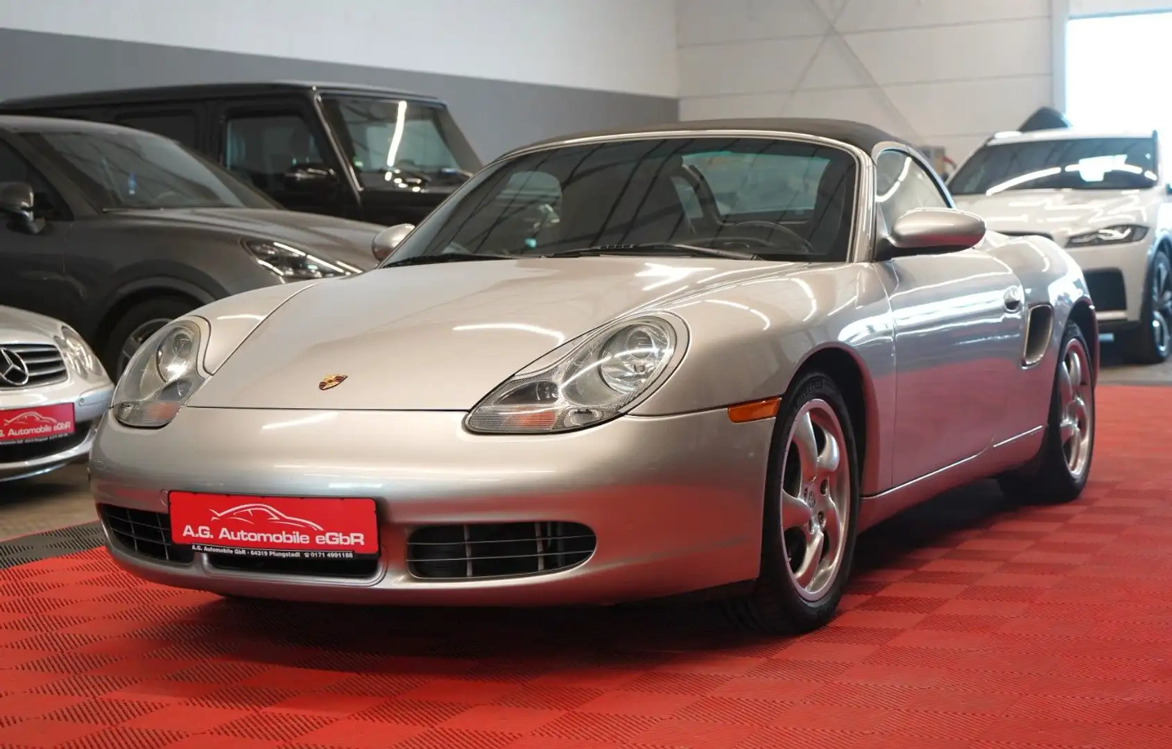 Porsche Boxster S 3.2 Aut. Xenon*Klimaaut*Sitzh* Szürke - 1