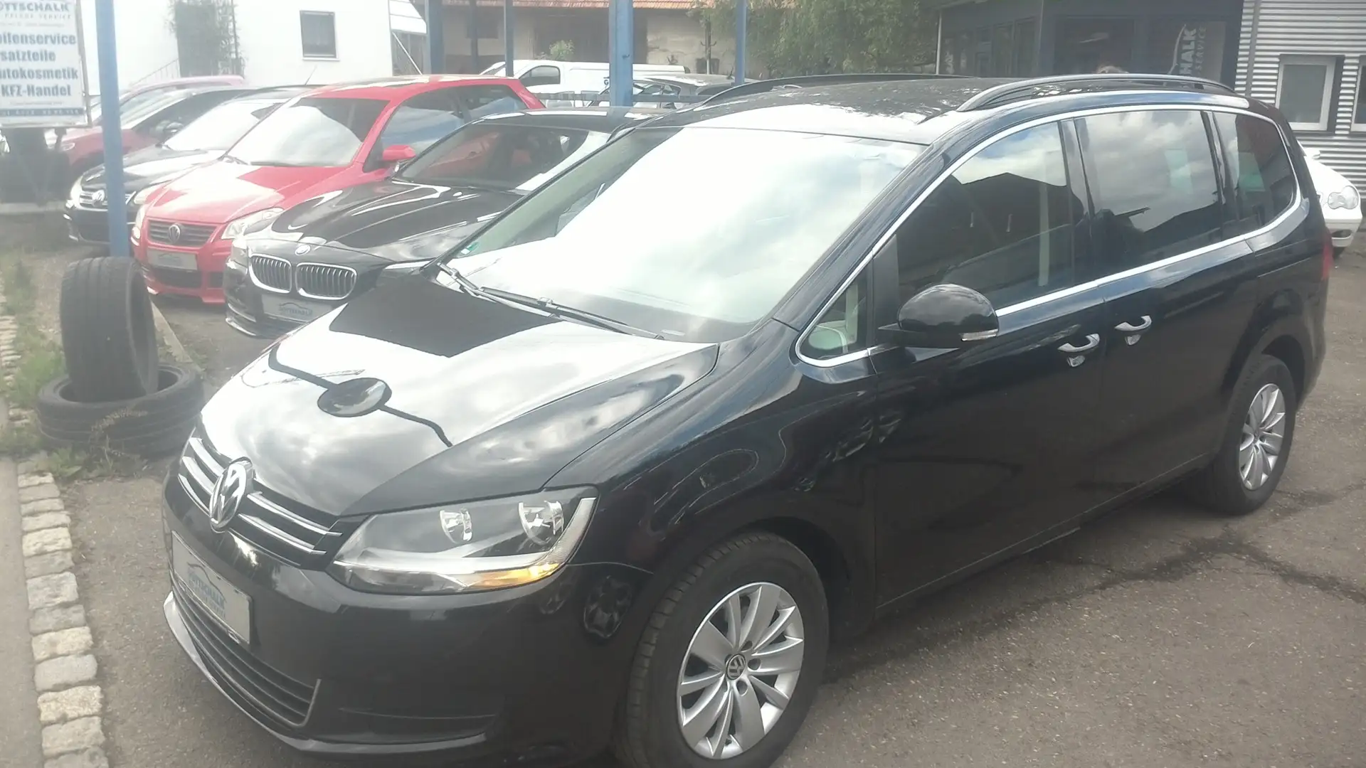 Volkswagen Sharan Sharan Diesel 2.0 TDI DSG BlueMotion Comfortline Schwarz - 2