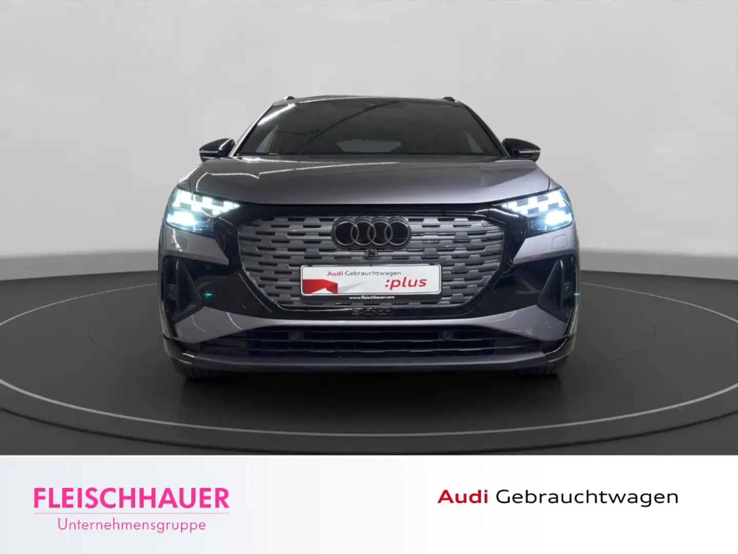 Audi Q4 e-tron etron 50 quattro Sportpaket MATRIX+ACC+NAVI+RFK+HU Grau - 2