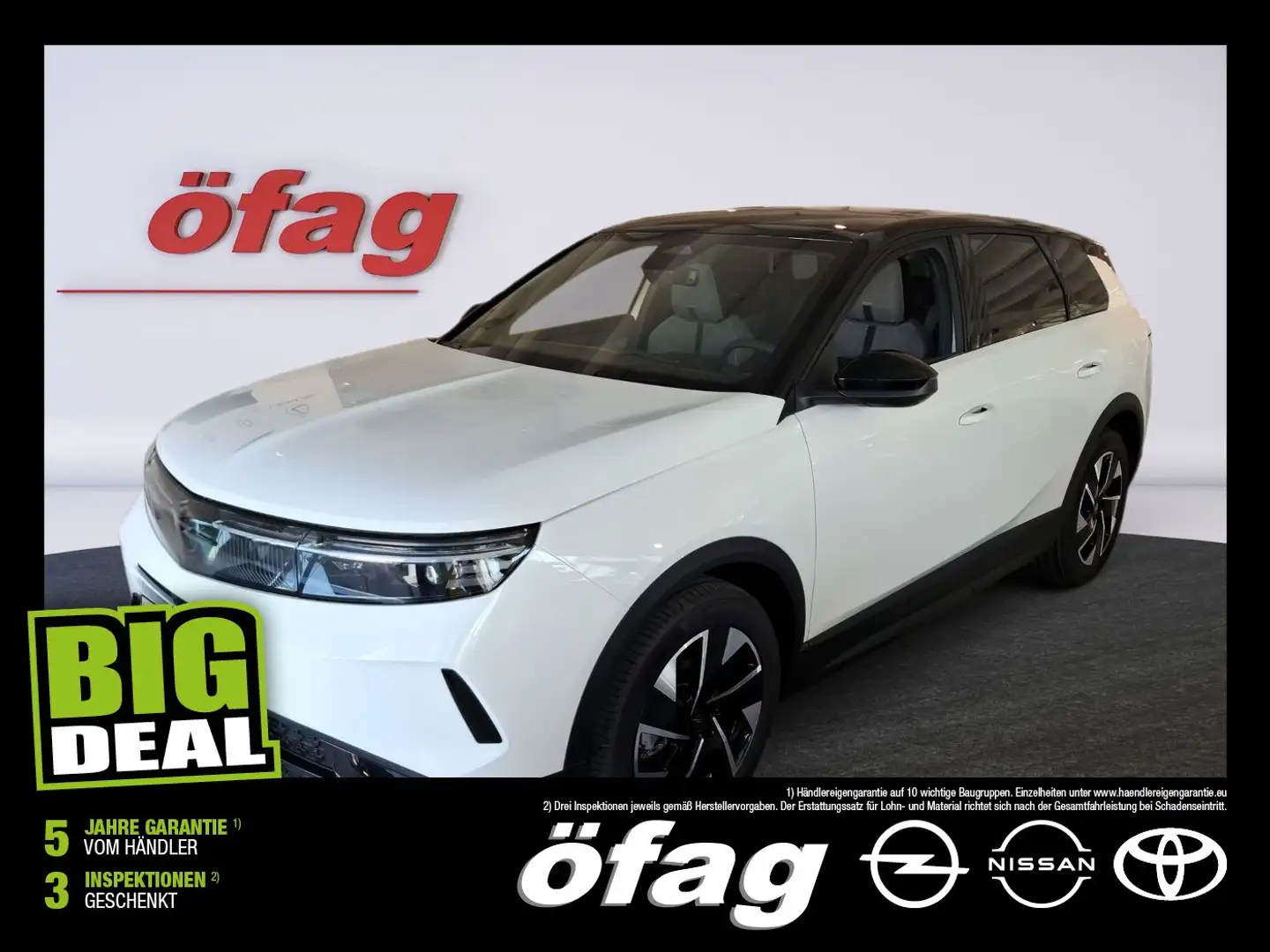 Opel Grandland 1.2 48V W GS ACC+Navi+SHZ+2xKlima+360 Weiß - 1